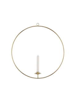 Besorgen 😀 Dekoration Butlers Hängedeko-Ring Für Stabkerze Ø50cm LUNA In Gold Günstig Kaufen 🎁 -BUTLERS Verkäufe butlers hangedeko ring fur stabkerze o50cm luna in gold 1
