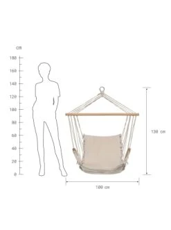 Bester Verkauf 😉 Garten & Balkon Butlers Hängesessel Mit Holzarmlehnen BABOON In Creme Günstig Kaufen ✔️ -BUTLERS Verkäufe butlers hangesessel mit holzarmlehnen baboon in creme 3