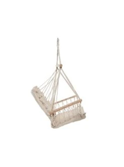 Bester Verkauf 😉 Garten & Balkon Butlers Hängesessel Mit Holzarmlehnen BABOON In Creme Günstig Kaufen ✔️ -BUTLERS Verkäufe butlers hangesessel mit holzarmlehnen baboon in creme 4