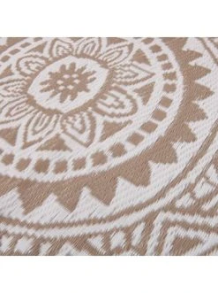 Aktion ❤️ Heimtextilien Butlers In- & Outdoor-Teppich Circles L 180 X B 118cm COLOUR CLASH In Beige Günstig Kaufen 😉 -BUTLERS Verkäufe butlers in and outdoor teppich circles l 180 x b 118cm colour clash in beige 4