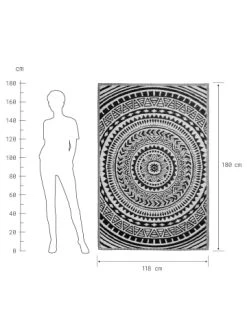 Brandneu ✔️ Heimtextilien Butlers In- & Outdoor-Teppich Circles L 180 X B 118cm COLOUR CLASH In Schwarz-Weiß Günstig Kaufen 🎁 -BUTLERS Verkäufe butlers in and outdoor teppich circles l 180 x b 118cm colour clash in schwarz weiss 2