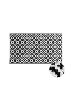 Angebote 😀 Heimtextilien Butlers In- & Outdoor-Teppich Mosaik L 150 X B 90cm COLOUR CLASH In Schwarz Günstig Kaufen 🔔