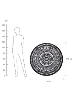 Bester Verkauf 😍 Heimtextilien Butlers In- & Outdoor-Teppich Ø118cm COLOUR CLASH In Schwarz-Weiß Günstig Kaufen ⭐ 12 Bester Verkauf 😍 Heimtextilien Butlers In- & Outdoor-Teppich Ø118cm COLOUR CLASH In Schwarz-Weiß Günstig Kaufen ⭐ -BUTLERS Verkäufe butlers in and outdoor teppich o118cm colour clash in schwarz weiss 2