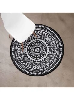 Bester Verkauf 😍 Heimtextilien Butlers In- & Outdoor-Teppich Ø118cm COLOUR CLASH In Schwarz-Weiß Günstig Kaufen ⭐ 13 Bester Verkauf 😍 Heimtextilien Butlers In- & Outdoor-Teppich Ø118cm COLOUR CLASH In Schwarz-Weiß Günstig Kaufen ⭐ -BUTLERS Verkäufe butlers in and outdoor teppich o118cm colour clash in schwarz weiss 3