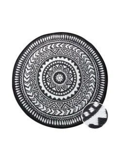 Top 10 💯 Heimtextilien Butlers In- & Outdoor-Teppich Ø150cm COLOUR CLASH In Schwarz-Weiß Günstig Kaufen 🧨