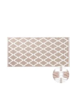Schlussverkauf 👍 Heimtextilien Butlers In- & Outdoor-Teppich Rauten L 140 X B 70cm COLOUR CLASH In Natur Günstig Kaufen 😍
