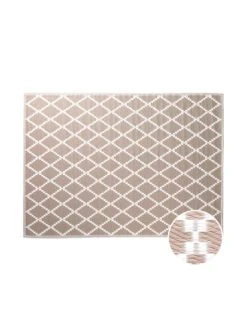 Rabatt ✔️ Heimtextilien Butlers In- & Outdoor-Teppich Rauten L 200 X B 150cm COLOUR CLASH In Natur Günstig Kaufen 😉