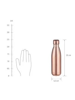 Neu 🤩 Küche Butlers Isolierflasche 500 Ml TO GO In Roségold Günstig Kaufen ✔️ -BUTLERS Verkäufe butlers isolierflasche 500 ml to go in rosegold 2