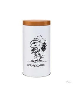 Schlussverkauf 🌟 Küche Butlers Kaffeedose Before/After Coffee Höhe 18cm PEANUTS In Weiß Günstig Kaufen 😀