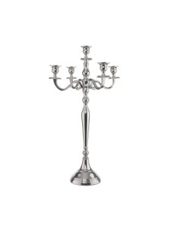 Brandneu 🔥 Dekoration Butlers Kerzenhalter 5-armig Höhe 27cm SILVERLIGHTS In Silber Günstig Kaufen ✔️ -BUTLERS Verkäufe butlers kerzenhalter 5 armig hohe 27cm silverlights in silber 2