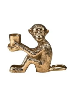 Neu 🎉 Dekoration Butlers Kerzenhalter Affe LE SINGE In Gold Günstig Kaufen ✨