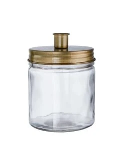 Bester Verkauf ✨ Dekoration Butlers Kerzenhalter & Kerzen-Set Salbei LITTLE LIGHT In Transparent-Gold Günstig Kaufen ❤️ -BUTLERS Verkäufe butlers kerzenhalter and kerzen set salbei little light in transparent gold 1