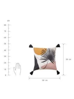 Blitzangebot 👏 Heimtextilien Butlers Kissen Palmenblatt L 50 X B 50cm PAREA In Bunt Günstig Kaufen 👏 -BUTLERS Verkäufe butlers kissen palmenblatt l 50 x b 50cm parea in bunt 2