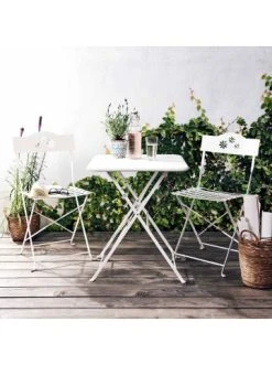 Aktion 😍 Garten & Balkon Butlers Klappstuhl DAISY JANE In Weiß Günstig Kaufen ⌛ -BUTLERS Verkäufe butlers klappstuhl daisy jane in weiss 1