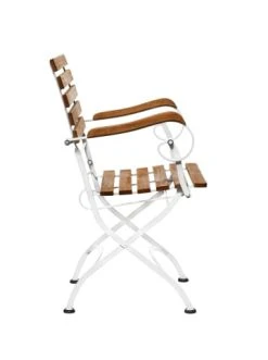 Neu ⌛ Garten & Balkon Butlers Klappstuhl Mit Armlehnen 2er-Set PARKLIFE In Weiß-Natur Günstig Kaufen 😍 -BUTLERS Verkäufe butlers klappstuhl mit armlehnen 2er set parklife in weiss natur 3