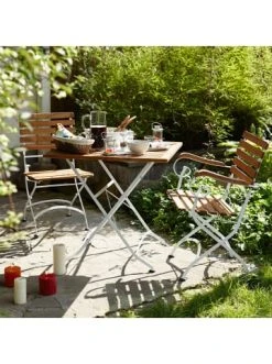 Neu ⌛ Garten & Balkon Butlers Klappstuhl Mit Armlehnen 2er-Set PARKLIFE In Weiß-Natur Günstig Kaufen 😍 -BUTLERS Verkäufe butlers klappstuhl mit armlehnen 2er set parklife in weiss natur 8