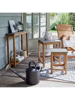 Großhandel ⭐ Garten & Balkon Butlers Konsole Mit Zementplatte CONCRETE In Natur-Grau Günstig Kaufen ✨ -BUTLERS Verkäufe butlers konsole mit zementplatte concrete in natur grau 1
