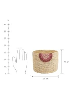 Bestes Angebot 🎁 Dekoration Butlers Korb Handgefertigt Aus Raffia Ø20cm ISALO In Natur-Rosa Günstig Kaufen 🤩 -BUTLERS Verkäufe butlers korb handgefertigt aus raffia o20cm isalo in natur rosa 3