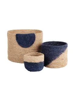 Beste Bewertungen von 😍 Dekoration Butlers Korb Handgefertigt Aus Raffia Ø8cm ISALO In Natur-Blau Günstig Kaufen 🧨 -BUTLERS Verkäufe butlers korb handgefertigt aus raffia o8cm isalo in natur blau 2