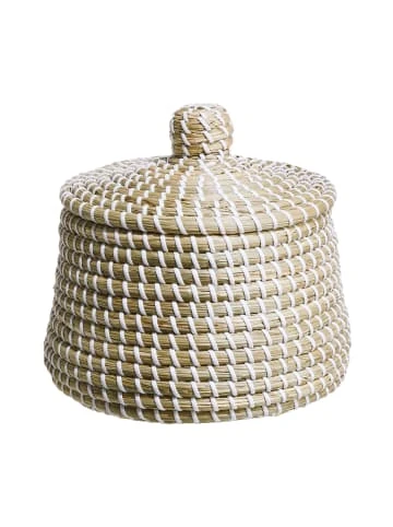 Aktion 💯 Dekoration Butlers Korb Mit Deckel Ø23cm BONDI BRAID In Natur-Weiß Günstig Kaufen 👍 3 Aktion 💯 Dekoration Butlers Korb Mit Deckel Ø23cm BONDI BRAID In Natur-Weiß Günstig Kaufen 👍