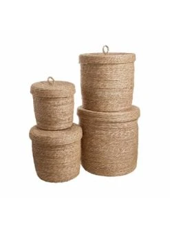 Schlussverkauf 🧨 Dekoration Butlers Korb Mit Deckel Ø35cm RUSH ROPE In Natur Günstig Kaufen 👏 -BUTLERS Verkäufe butlers korb mit deckel o35cm rush rope in natur 6