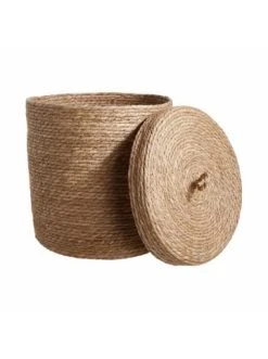 Angebote ✨ Dekoration Butlers Korb Mit Deckel Ø40cm RUSH ROPE In Natur Günstig Kaufen ⌛ -BUTLERS Verkäufe butlers korb mit deckel o40cm rush rope in natur 3