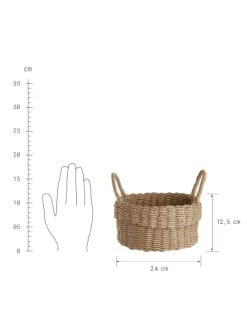 Bestpreis ⭐ Dekoration Butlers Korb Ø23cm PAPER BRAID In Natur Günstig Kaufen ✨ -BUTLERS Verkäufe butlers korb o23cm paper braid in natur 3