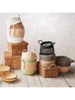 Besorgen ⭐ Dekoration Butlers Korb Rund Ø29cm COTTON BRAID In Natur-Weiß Günstig Kaufen 🤩 -BUTLERS Verkäufe butlers korb rund o29cm cotton braid in natur weiss 4