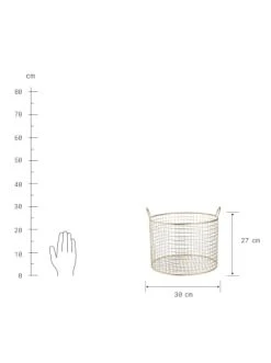 Aktion 👏 Dekoration Butlers Korb Rund Ø30cm HOOP In Gold Günstig Kaufen 🔥 -BUTLERS Verkäufe butlers korb rund o30cm hoop in gold 2