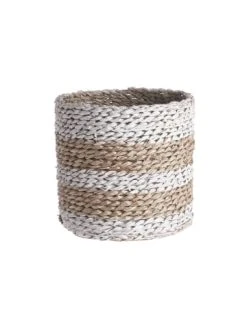 Bestpreis 👏 Dekoration Butlers Korb Streifen Ø19cm THE SEA In Natur-Weiß Günstig Kaufen 😍