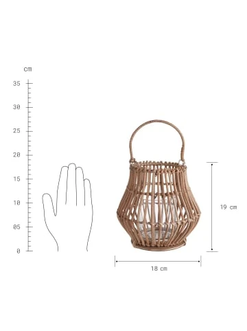 Aktion 😀 Dekoration Butlers Laterne Höhe 19cm BALI In Natur Günstig Kaufen 👏 5 Aktion 😀 Dekoration Butlers Laterne Höhe 19cm BALI In Natur Günstig Kaufen 👏 – Bild 3