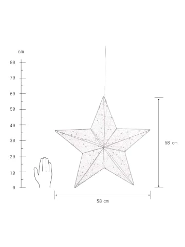 Billig 🥰 Büro-, Schulbedarf & Kreativbedarf Butlers LED 3D Stern Mit USB-Batteriefach SHINING STAR In Silber Günstig Kaufen 👏 6 Billig 🥰 Büro-, Schulbedarf & Kreativbedarf Butlers LED 3D Stern Mit USB-Batteriefach SHINING STAR In Silber Günstig Kaufen 👏 – Bild 4