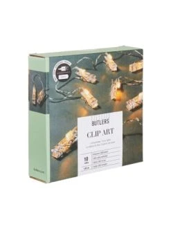 Aktion 🥰 Weihnachten Butlers LED-Klammern 10 Lichter Mit USB-Batteriefach CLIP ART In Transparent Günstig Kaufen ✨ -BUTLERS Verkäufe butlers led klammern 10 lichter mit usb batteriefach clip art in transparent 2