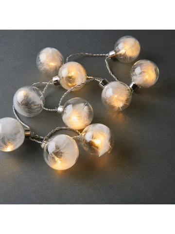 Blitzangebot ⌛ Weihnachten Butlers LED-Lichterkette 10 Glaskugeln Mit Federn & USB-Batteriefach FEATHERS In Transparent Günstig Kaufen ⌛ 4 Blitzangebot ⌛ Weihnachten Butlers LED-Lichterkette 10 Glaskugeln Mit Federn & USB-Batteriefach FEATHERS In Transparent Günstig Kaufen ⌛ – Bild 2