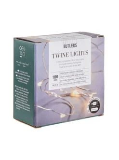 Billig 👍 Weihnachten Butlers LED Lichterkette 100 Lichter Mit USB-Batteriefach TWINE LIGHTS In Silber Günstig Kaufen 🧨 -BUTLERS Verkäufe butlers led lichterkette 100 lichter mit usb batteriefach twine lights in silber 2