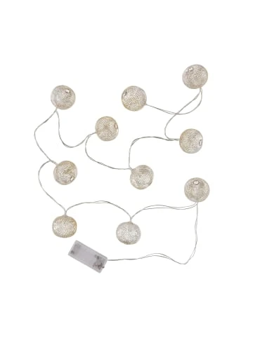Brandneu 😍 Weihnachten Butlers LED-Lichterkette Laternen 10 Lichter Mit USB-Batteriefach OSAKA In Silber Günstig Kaufen 🥰 4 Brandneu 😍 Weihnachten Butlers LED-Lichterkette Laternen 10 Lichter Mit USB-Batteriefach OSAKA In Silber Günstig Kaufen 🥰 – Bild 2