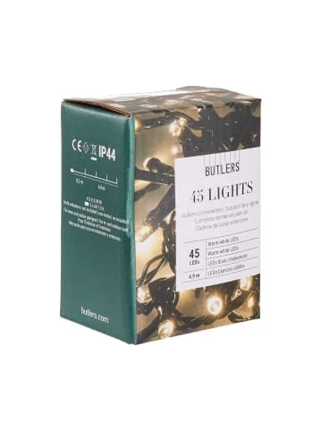 Auslauf 🥰 Lampen & Leuchten Butlers LED Outdoor Lichterkette 45 Lichter Schwarz 45 LIGHTS In Schwarz Günstig Kaufen 🌟 5 Auslauf 🥰 Lampen & Leuchten Butlers LED Outdoor Lichterkette 45 Lichter Schwarz 45 LIGHTS In Schwarz Günstig Kaufen 🌟 – Bild 3