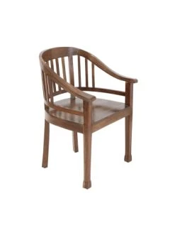 Budget 🌟 Möbel Butlers Lehnstuhl HOPKINS In Dunkelbraun Günstig Kaufen 🥰