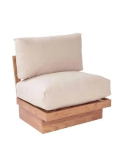 Bestes Angebot ✨ Garten & Balkon Butlers Loungesessel Inkl. Kissen DOCKLAND In Braun-Creme Günstig Kaufen 😍