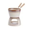 Am billigsten 🤩 Küche Butlers Mini-Fondue Mit 2 Gabeln AU CHOCOLAT In Beige Günstig Kaufen 🛒 -BUTLERS Verkäufe butlers mini fondue mit 2 gabeln au chocolat in beige