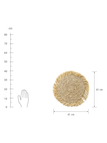 Top 10 😍 Heimtextilien Butlers Platzset Mit Fransen Ø41cm RAFFIA In Natur Günstig Kaufen 👍 5 Top 10 😍 Heimtextilien Butlers Platzset Mit Fransen Ø41cm RAFFIA In Natur Günstig Kaufen 👍 – Bild 3