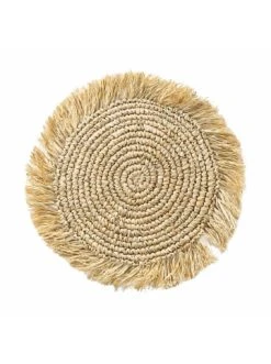 Top 10 😍 Heimtextilien Butlers Platzset Mit Fransen Ø41cm RAFFIA In Natur Günstig Kaufen 👍