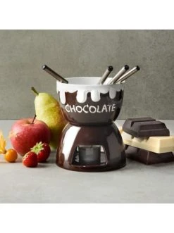 Auslauf 🤩 Küche Butlers Schokoladenfondue 6-tlg. CHOCOLATE LOVE In Dunkelbraun Günstig Kaufen 😀 -BUTLERS Verkäufe butlers schokoladenfondue 6 tlg chocolate love in dunkelbraun 1