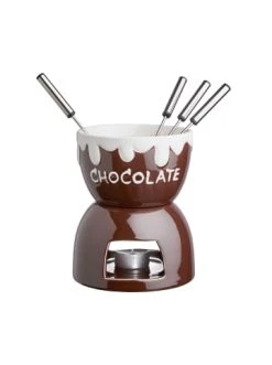 Auslauf 🤩 Küche Butlers Schokoladenfondue 6-tlg. CHOCOLATE LOVE In Dunkelbraun Günstig Kaufen 😀 -BUTLERS Verkäufe butlers schokoladenfondue 6 tlg chocolate love in dunkelbraun 2