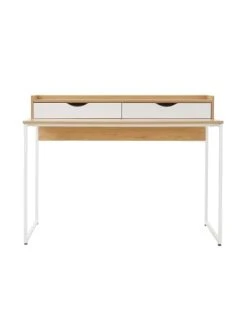 Bestes Angebot ❤️ Möbel Butlers Schreibtisch MODERNIST In Weiß-Natur Günstig Kaufen 🥰 -BUTLERS Verkäufe butlers schreibtisch modernist in weiss natur 2