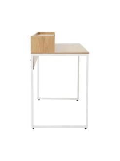 Bestes Angebot ❤️ Möbel Butlers Schreibtisch MODERNIST In Weiß-Natur Günstig Kaufen 🥰 -BUTLERS Verkäufe butlers schreibtisch modernist in weiss natur 3