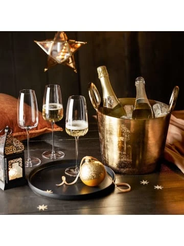 Brandneu 👏 Haushalt Butlers Sektkühler Mit Griffen Höhe 30cm GOLDEN TIMES In Gold Günstig Kaufen 🎁 4 Brandneu 👏 Haushalt Butlers Sektkühler Mit Griffen Höhe 30cm GOLDEN TIMES In Gold Günstig Kaufen 🎁 – Bild 2