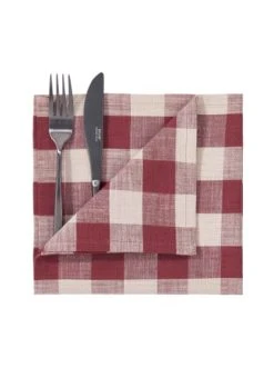 Am billigsten 👍 Heimtextilien Butlers Serviette Karo L 42 X B 42cm MODERN COTTAGE In Rot-Rosé Günstig Kaufen ✨