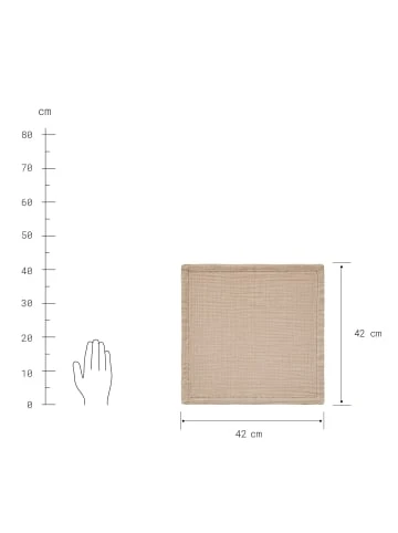 Coupon 😀 Heimtextilien Butlers Serviette L 42 X B 42cm LOOM In Beige Günstig Kaufen ✔️ 6 Coupon 😀 Heimtextilien Butlers Serviette L 42 X B 42cm LOOM In Beige Günstig Kaufen ✔️ – Bild 4