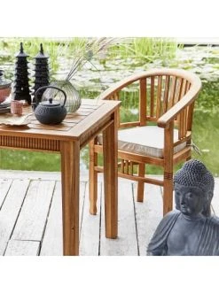 Brandneu 🔔 Garten & Balkon Butlers Sitzkissen Halbrund ACACIA SPRINGS In Natur Günstig Kaufen 🎉 -BUTLERS Verkäufe butlers sitzkissen halbrund acacia springs in natur 1